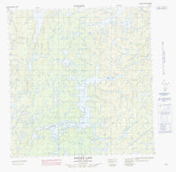 075F03 Powder Lake Canadian topographic map, 1:50,000 scale