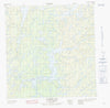 075F03 Powder Lake Canadian topographic map, 1:50,000 scale