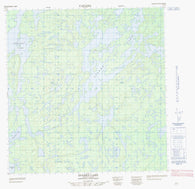 075F04 Sparks Lake Canadian topographic map, 1:50,000 scale