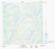 075F05 Salkeld Lake Canadian topographic map, 1:50,000 scale