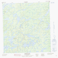 075F06 Heron Lake Canadian topographic map, 1:50,000 scale