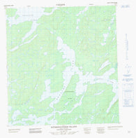 075F14 Etthengunneh Island Canadian topographic map, 1:50,000 scale