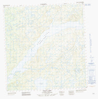 075F16 Gray Lake Canadian topographic map, 1:50,000 scale