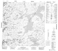 075G01 Coventry Lake Canadian topographic map, 1:50,000 scale