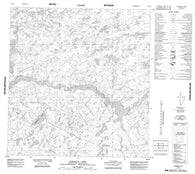 075G09 Donnelly Lake Canadian topographic map, 1:50,000 scale