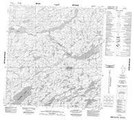 075G13 No Title Canadian topographic map, 1:50,000 scale