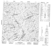 075G14 Lamarre Lake Canadian topographic map, 1:50,000 scale