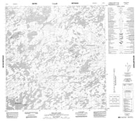 075H01 Millar Lake Canadian topographic map, 1:50,000 scale