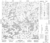 075H03 Andrecyk Lake Canadian topographic map, 1:50,000 scale