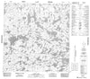 075H04 Gozdz Lake Canadian topographic map, 1:50,000 scale