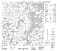 075H05 No Title Canadian topographic map, 1:50,000 scale