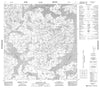 075H07 Sanderson Lake Canadian topographic map, 1:50,000 scale