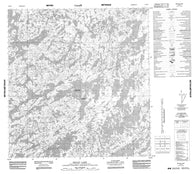 075H09 Broad Lake Canadian topographic map, 1:50,000 scale