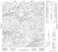 075H10 No Title Canadian topographic map, 1:50,000 scale