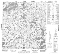 075H13 Rauta Lake Canadian topographic map, 1:50,000 scale