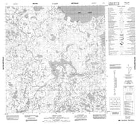 075I01 Croft Lake Canadian topographic map, 1:50,000 scale