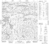 075I03 Biblowitz Lake Canadian topographic map, 1:50,000 scale