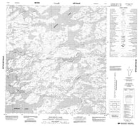 075I05 Snelgrove Lake Canadian topographic map, 1:50,000 scale