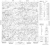 075I06 Nieznany Lake Canadian topographic map, 1:50,000 scale