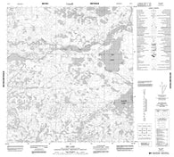 075I07 Jim Lake Canadian topographic map, 1:50,000 scale