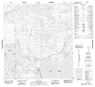 075I08 Sid Lake Canadian topographic map, 1:50,000 scale