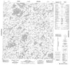 075I13 Bodie Lake Canadian topographic map, 1:50,000 scale