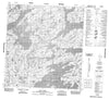 075J05 Tent Lake Canadian topographic map, 1:50,000 scale
