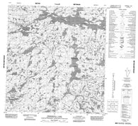 075J07 Timberhill Lake Canadian topographic map, 1:50,000 scale