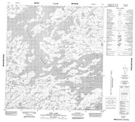 075J08 Lynx Lake Canadian topographic map, 1:50,000 scale