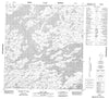 075J08 Lynx Lake Canadian topographic map, 1:50,000 scale