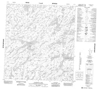 075J11 Catholic Lake Canadian topographic map, 1:50,000 scale