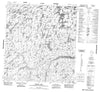075J13 Fabien Lake Canadian topographic map, 1:50,000 scale