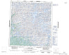 075J Lynx Lake Canadian topographic map, 1:250,000 scale