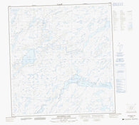 075K02 Broomfield Lake Canadian topographic map, 1:50,000 scale