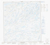 075K05 Bunting Lake Canadian topographic map, 1:50,000 scale