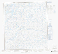 075K06 Robert Lake Canadian topographic map, 1:50,000 scale