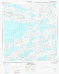 075K12 Lausen Lake Canadian topographic map, 1:50,000 scale