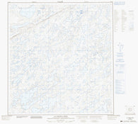 075L02 La Loche Lakes Canadian topographic map, 1:50,000 scale