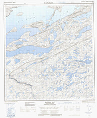 075L08 Mclean Bay Canadian topographic map, 1:50,000 scale