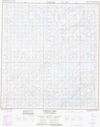 075L13 Mckinlay Lake Canadian topographic map, 1:50,000 scale