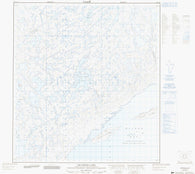 075L14 Akaitcho Lake Canadian topographic map, 1:50,000 scale