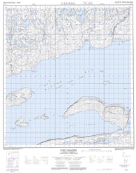 075L15 Lost Channel Canadian topographic map, 1:50,000 scale