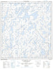 075M02 Benjamin Lake Canadian topographic map, 1:50,000 scale