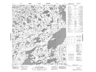 075M07 Lac Tete D Ours Canadian topographic map, 1:50,000 scale