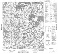 075M09 No Title Canadian topographic map, 1:50,000 scale