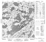 075M11 Camsell Lake Canadian topographic map, 1:50,000 scale