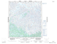 075M Mackay Lake Canadian topographic map, 1:250,000 scale