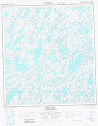075N03 Doyle Lake Canadian topographic map, 1:50,000 scale