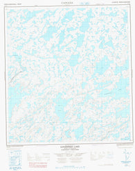 075N04 Goodspeed Lake Canadian topographic map, 1:50,000 scale