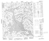 075N10 No Title Canadian topographic map, 1:50,000 scale